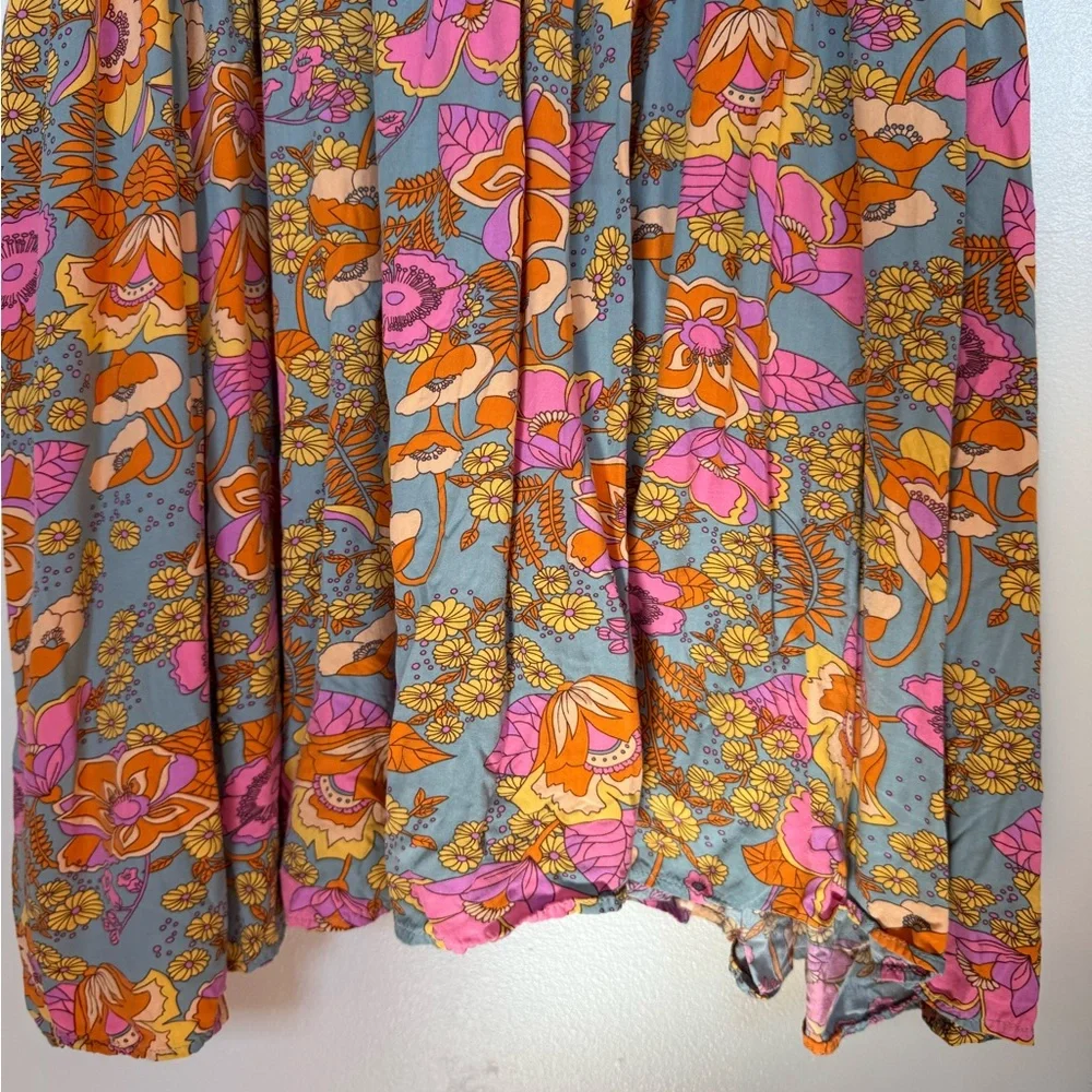 RusttyDustty Summer Boho Floral Dress Women’s 2XL 100% Vicose EUC - Picture 6 of 11